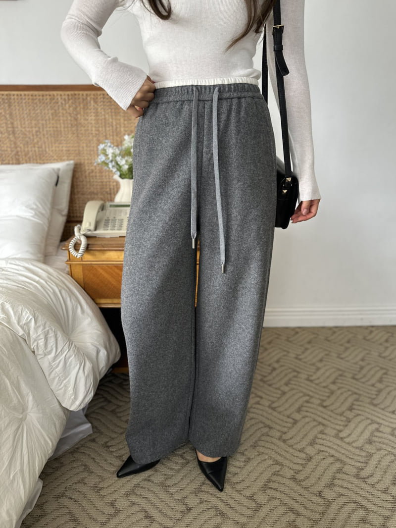 There By - Korean Women Fashion - #momslook - Mor Wool Pants