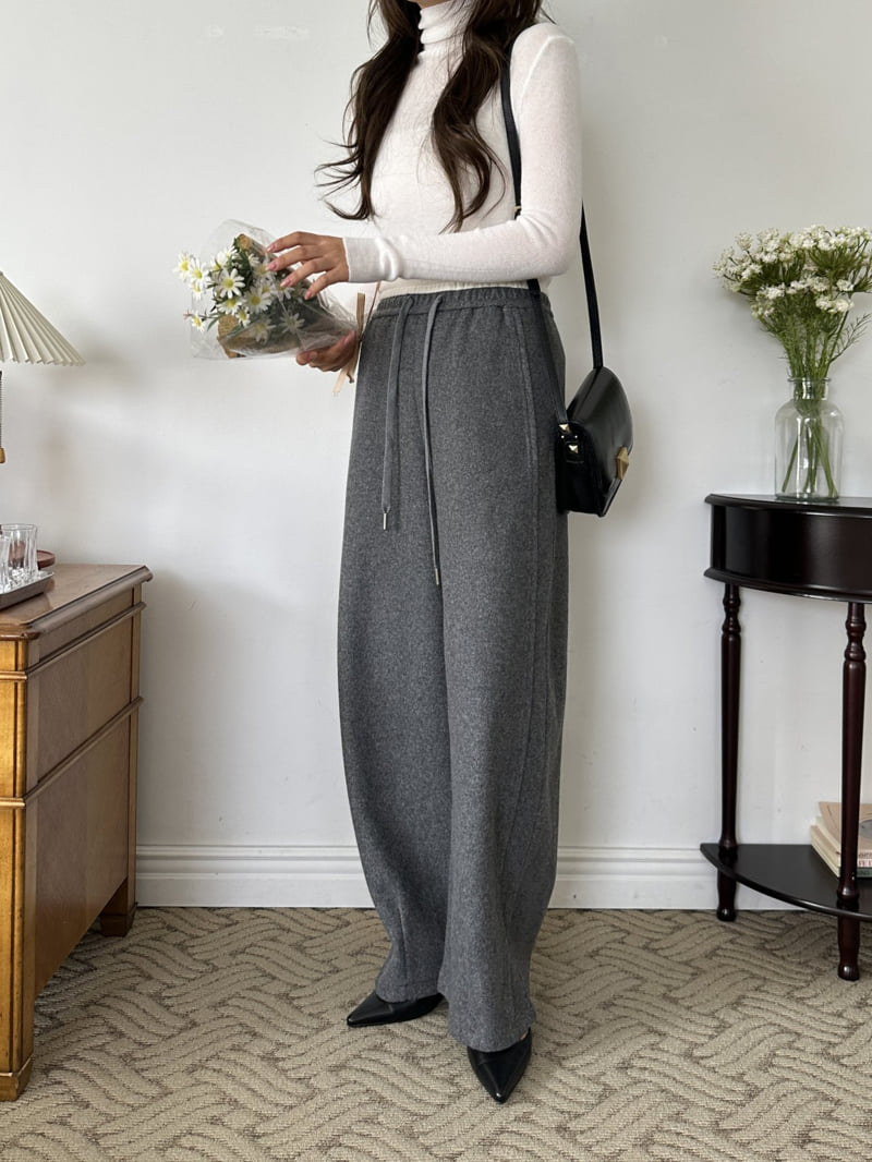 There By - Korean Women Fashion - #momslook - Mor Wool Pants - 6