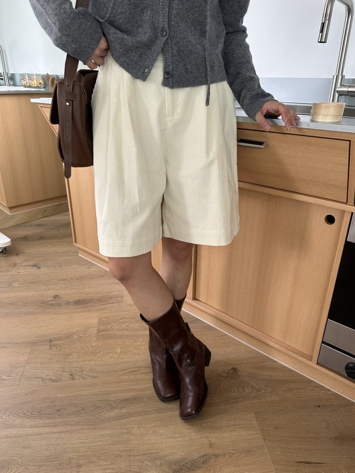 There By - Korean Women Fashion - #pursuepretty - Nick Corduroy Half Pants - 6