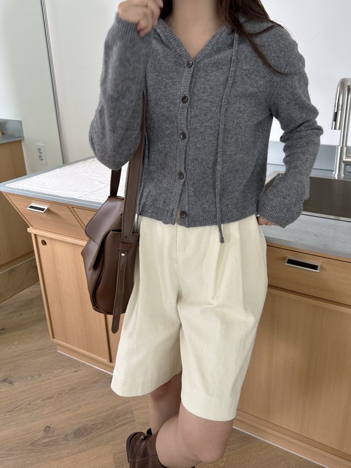 There By - Korean Women Fashion - #pursuepretty - Wool Hood Cardigan - 3