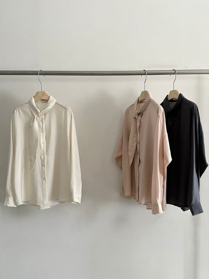 There By - Korean Women Fashion - #pursuepretty - Tie Blouse - 12