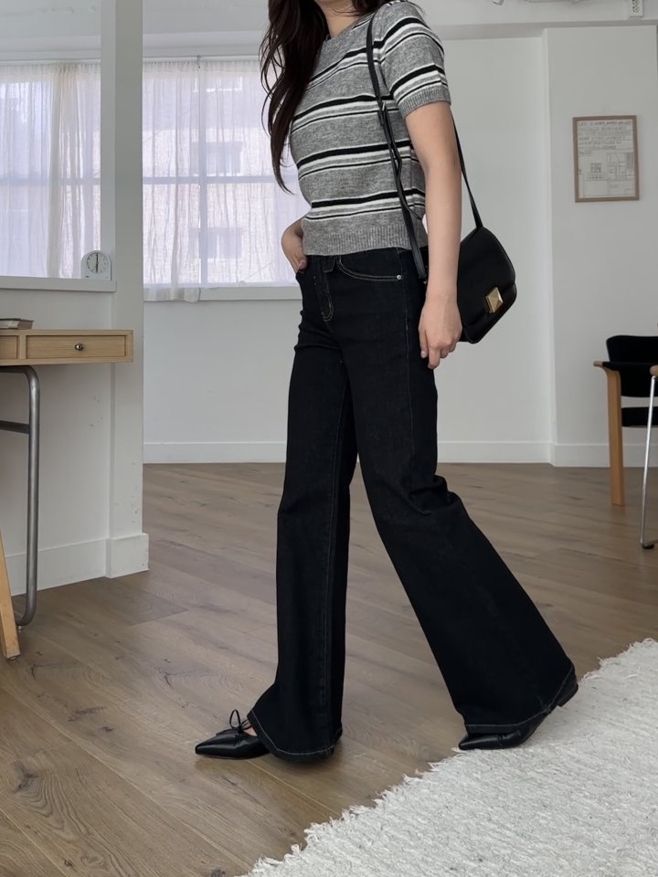There By - Korean Women Fashion - #pursuepretty - 997 Bootscut Denim Pants - 3