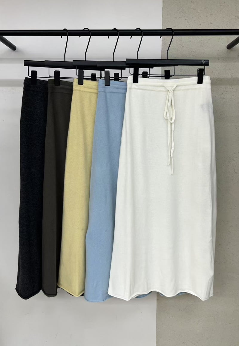 There By - Korean Women Fashion - #restrostyle - Once Wool Skirt - 12