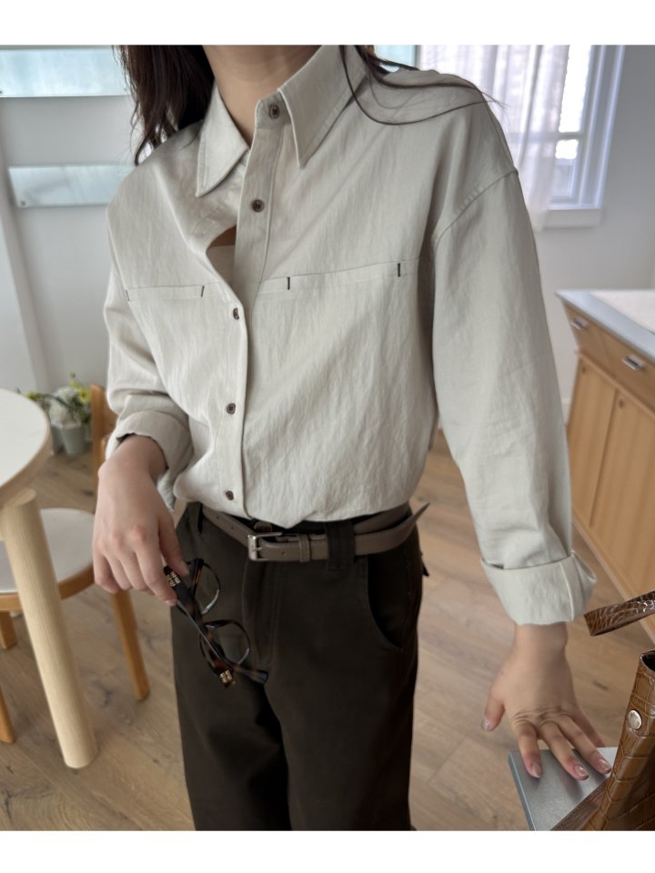 There By - Korean Women Fashion - #restrostyle - Andy Shirt - 8