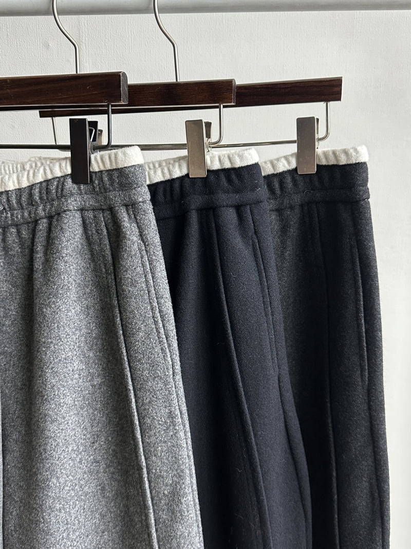 There By - Korean Women Fashion - #restrostyle - Mor Wool Pants - 12