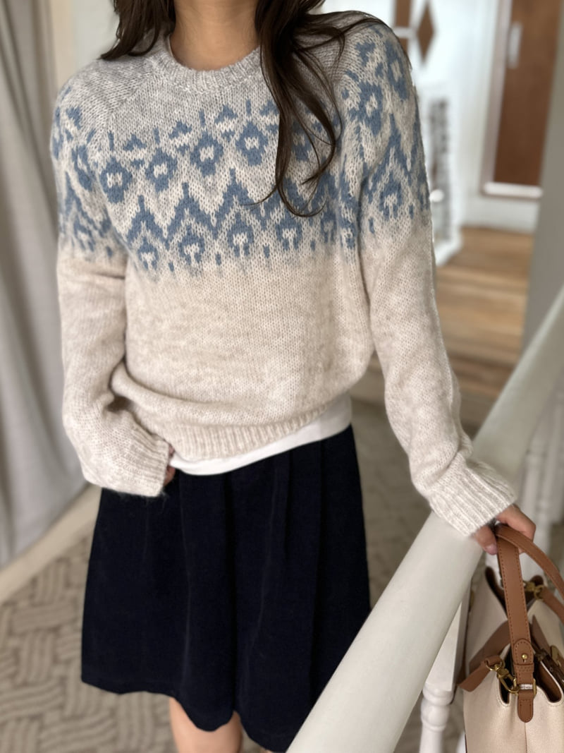 There By - Korean Women Fashion - #restrostyle - Winsome Knit - 6
