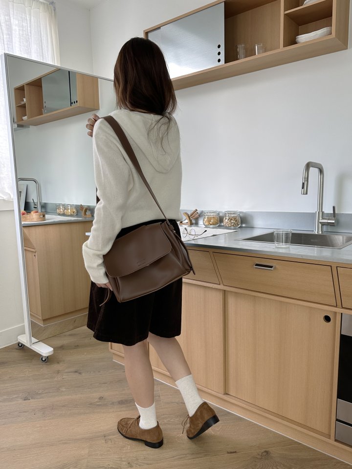 There By - Korean Women Fashion - #restrostyle - Wool Hood Cardigan - 4