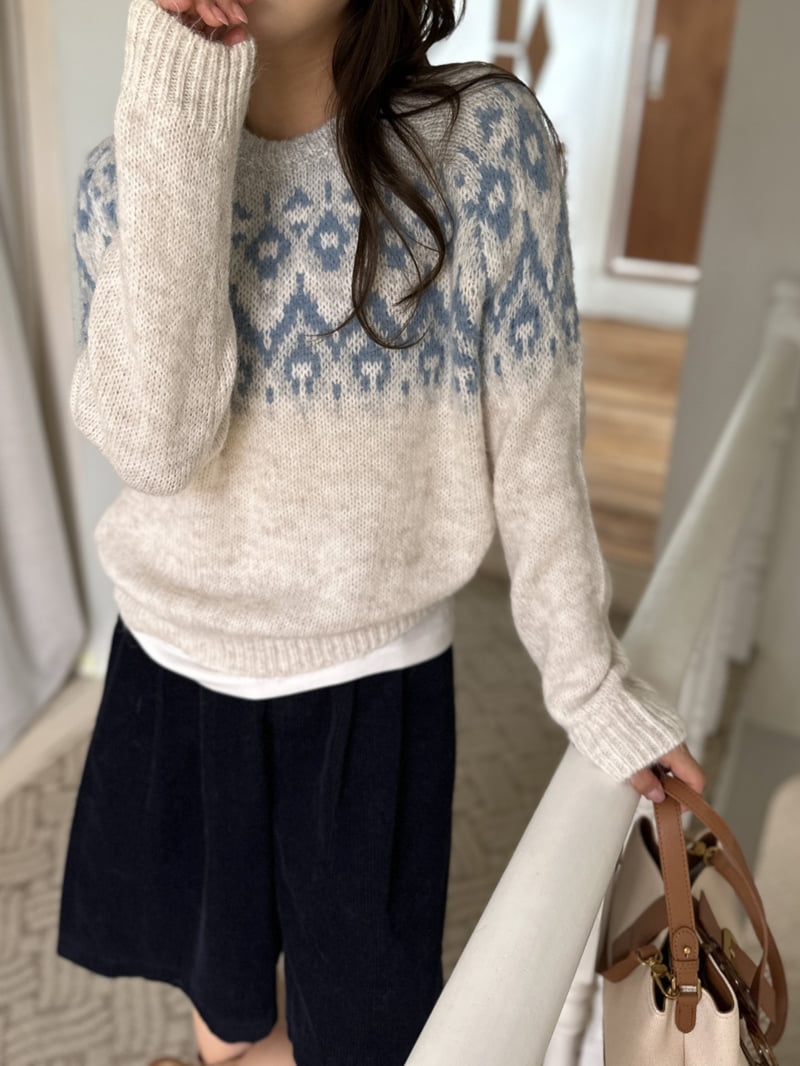 There By - Korean Women Fashion - #romanticstyle - Winsome Knit - 7