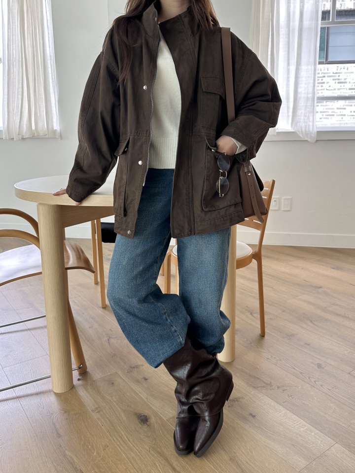 There By - Korean Women Fashion - #shopsmall - Modern Washing Field Jacket