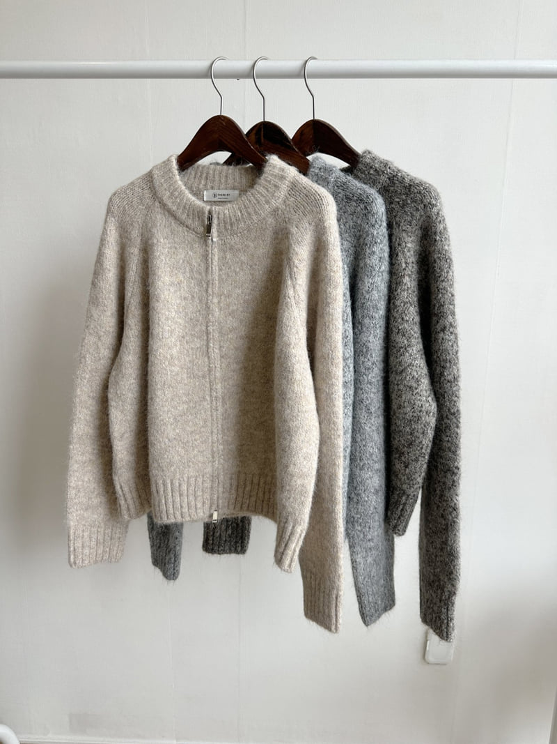 There By - Korean Women Fashion - #thatsdarling - With Knit Zip-up Jacket - 7