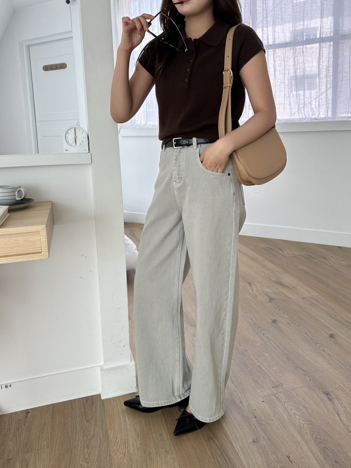 There By - Korean Women Fashion - #shopsmall - Washing Denim Pants - 4