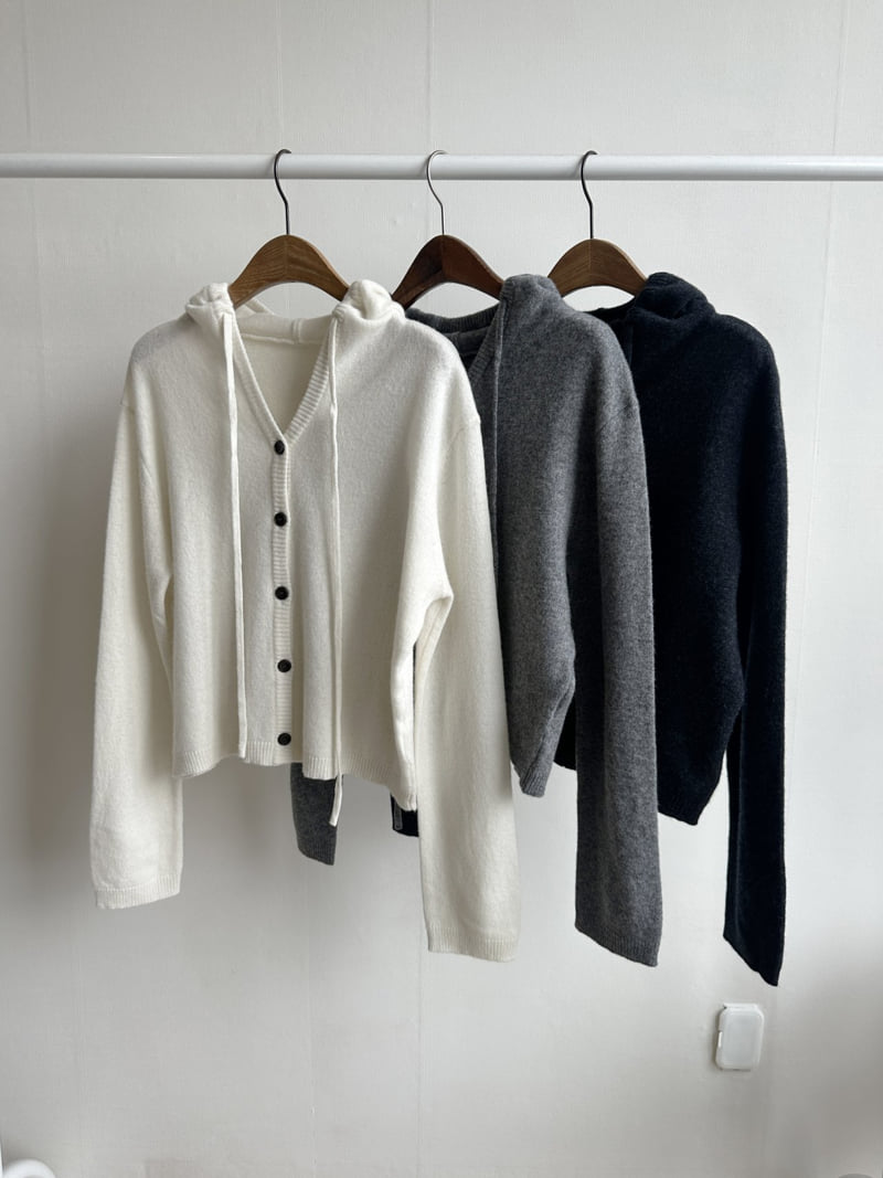There By - Korean Women Fashion - #thelittlethings - Wool Hood Cardigan - 8