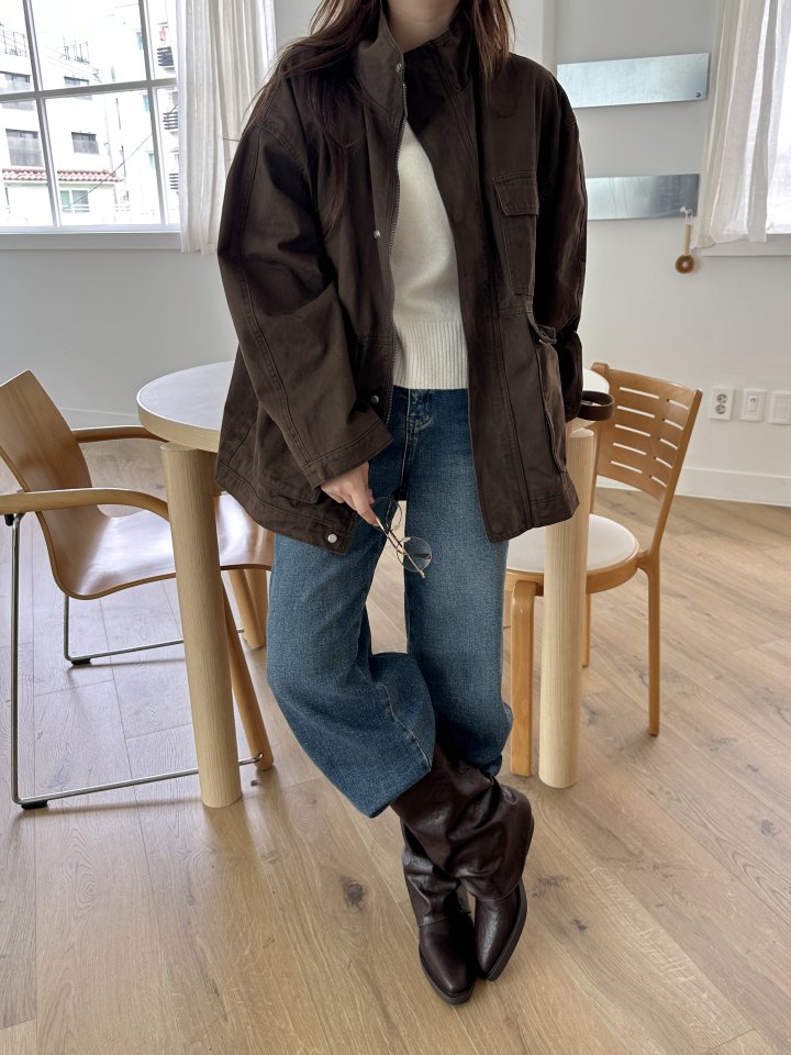There By - Korean Women Fashion - #thelittlethings - Modern Washing Field Jacket - 3