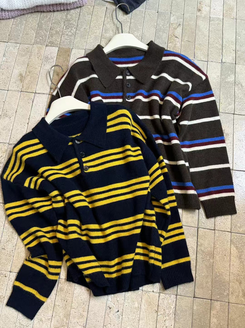 There By - Korean Women Fashion - #vintageinspired - Vince Striped Knit - 6