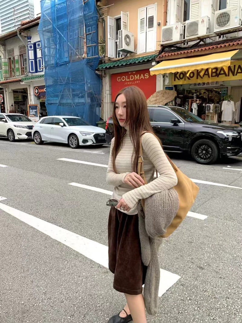 There By - Korean Women Fashion - #vintageinspired - Turtleneck Knit - 3