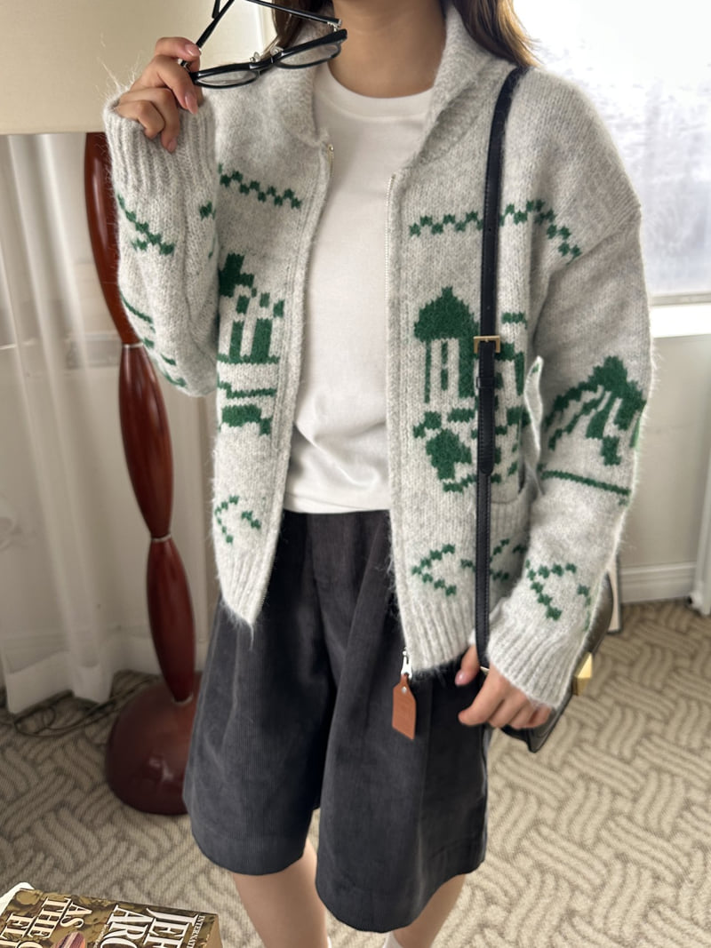 There By - Korean Women Fashion - #vintageinspired - Castle Cardigan