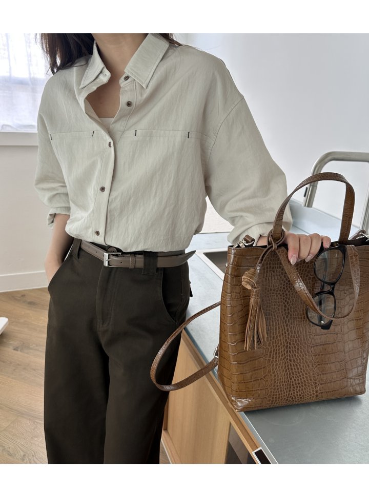 There By - Korean Women Fashion - #vintagekidsstyle - Andy Shirt - 6