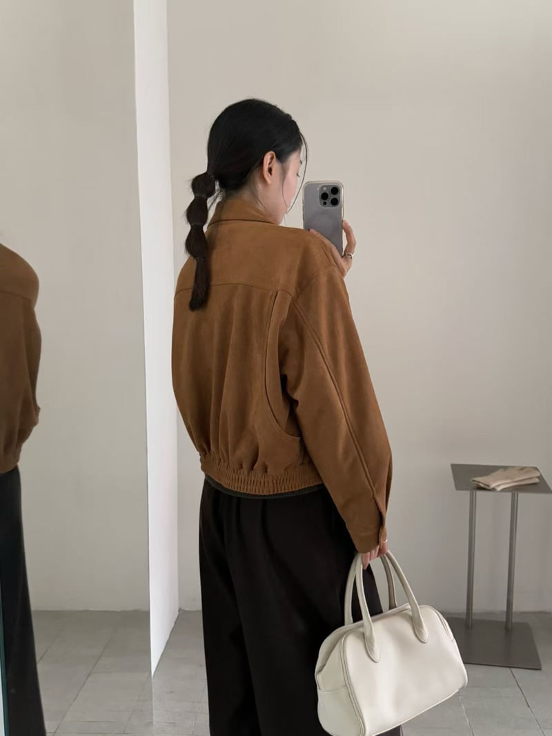There By - Korean Women Fashion - #vintagekidsstyle - Lani Suede Jumper - 5