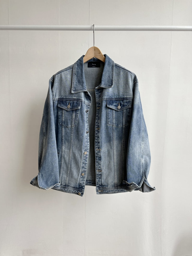 There By - Korean Women Fashion - #vintagekidsstyle - Mount Denim Jacket - 11