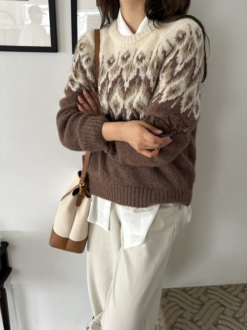 There By - Korean Women Fashion - #vintageinspired - Winsome Knit - 4