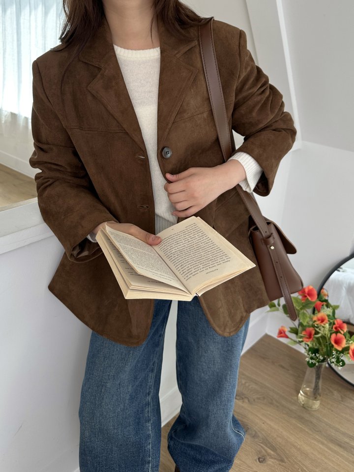 There By - Korean Women Fashion - #momslook - Mac Suede Jacket - 4