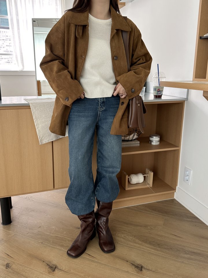 There By - Korean Women Fashion - #womensfashion - Mild Suede Jacket - 7