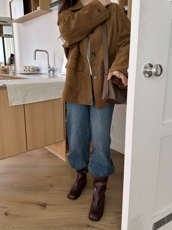 There By - Korean Women Fashion - #womensfashion - Mild Suede Jacket - 9