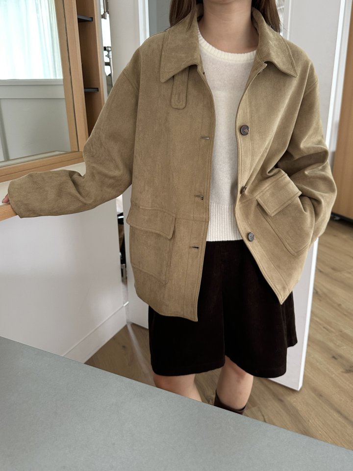 There By - Korean Women Fashion - #womensfashion - Mild Suede Jacket - 10