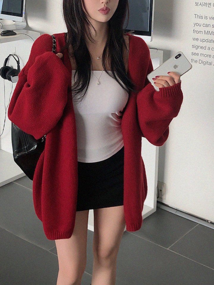 There By - Korean Women Fashion - #womensfashion - Lin Color Cardigan - 5