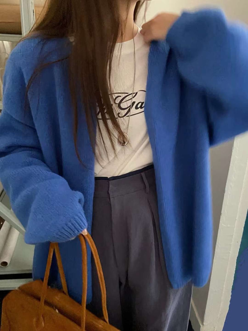 There By - Korean Women Fashion - #womensfashion - Lin Color Cardigan - 7