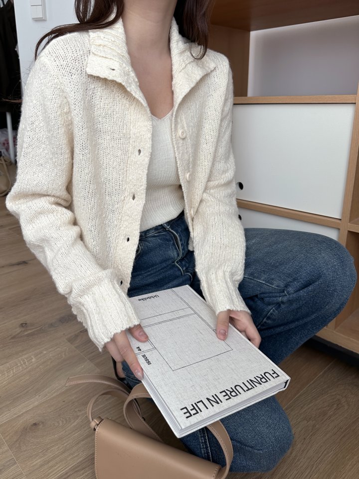 There By - Korean Women Fashion - #momslook - Lodi Wool Cardigan - 4