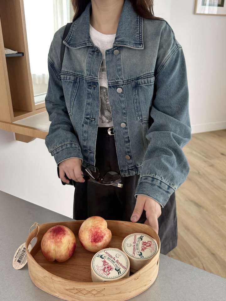 There By - Korean Women Fashion - #womensfashion - Pale Denim Jacket - 5