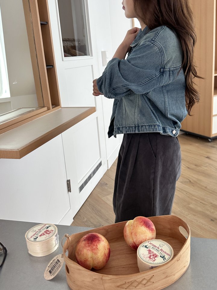 There By - Korean Women Fashion - #womensfashion - Pale Denim Jacket - 9