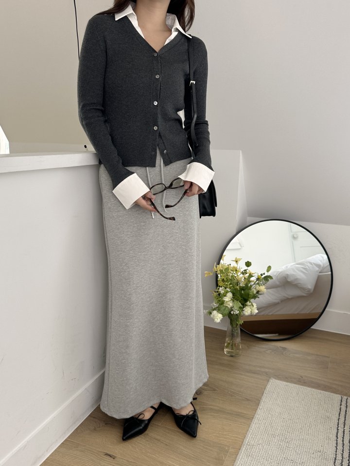 There By - Korean Women Fashion - #womensfashion - Loen Collar Cardigan - 2