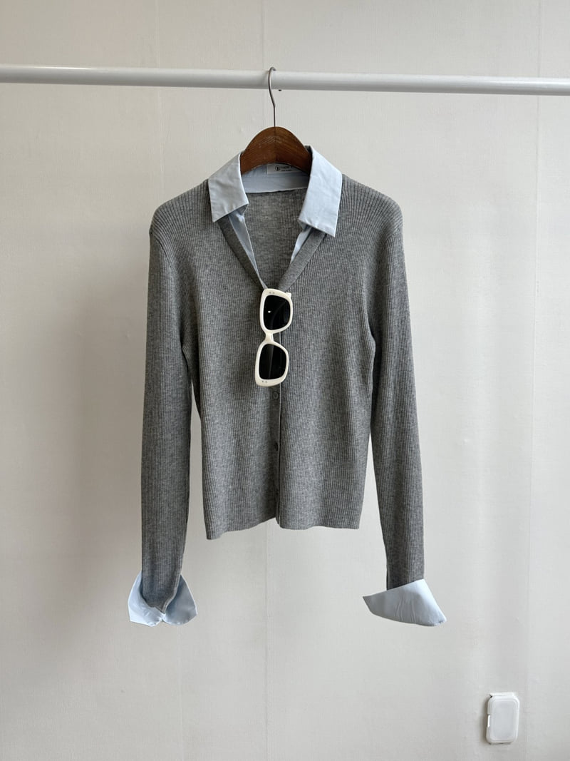There By - Korean Women Fashion - #womensfashion - Loen Collar Cardigan - 8