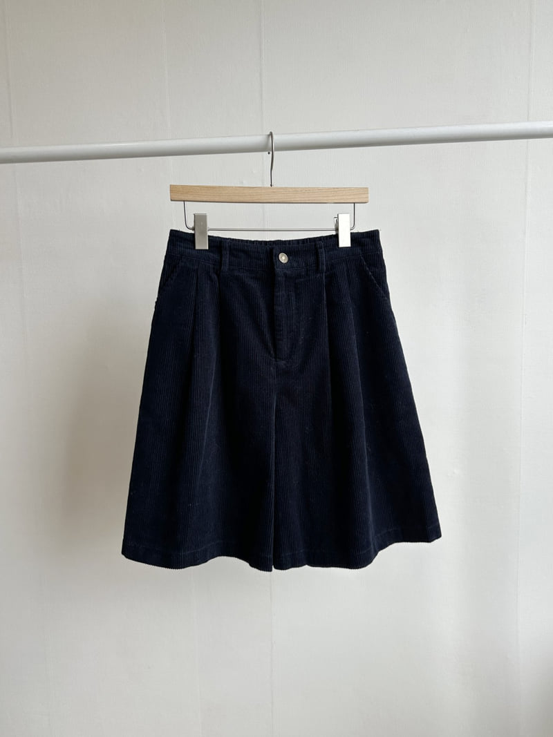 There By - Korean Women Fashion - #womensfashion - Corduroy Half Pants - 12