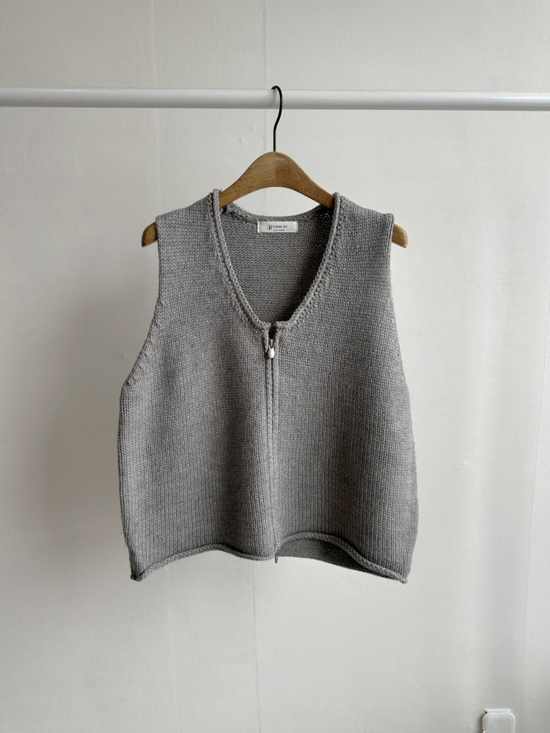 There By - Korean Women Fashion - #womensfashion - Autumn Zipper Vest - 12