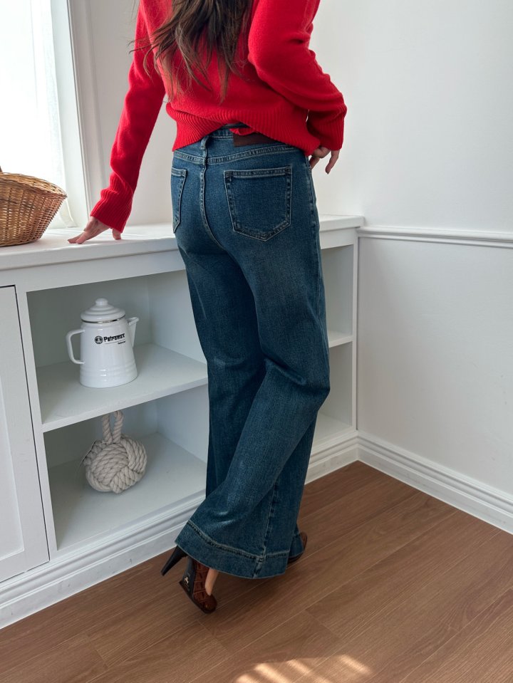 There By - Korean Women Fashion - #womensfashion - 999 Bootscut Denim Pants - 5
