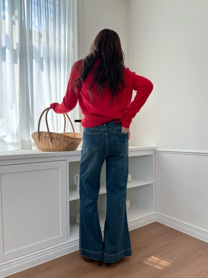 There By - Korean Women Fashion - #womensfashion - 999 Bootscut Denim Pants - 7
