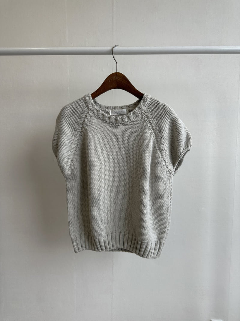There By - Korean Women Fashion - #womensfashion - More Short Sleeved Knit Top - 10