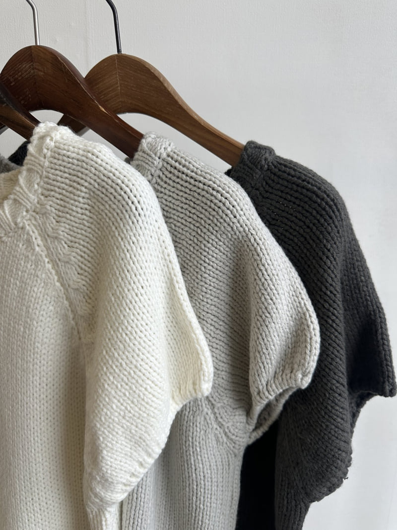There By - Korean Women Fashion - #womensfashion - More Short Sleeved Knit Top - 12
