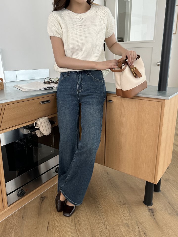 There By - Korean Women Fashion - #womensfashion - More Short Sleeved Knit Top - 2