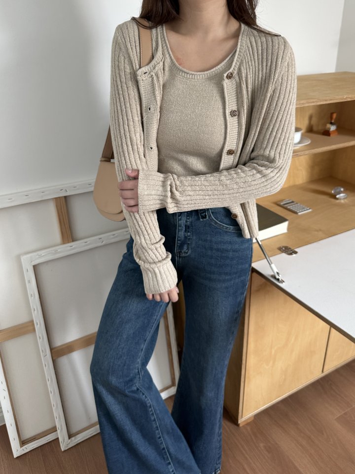 There By - Korean Women Fashion - #womensfashion - Maxi Cardigan Set