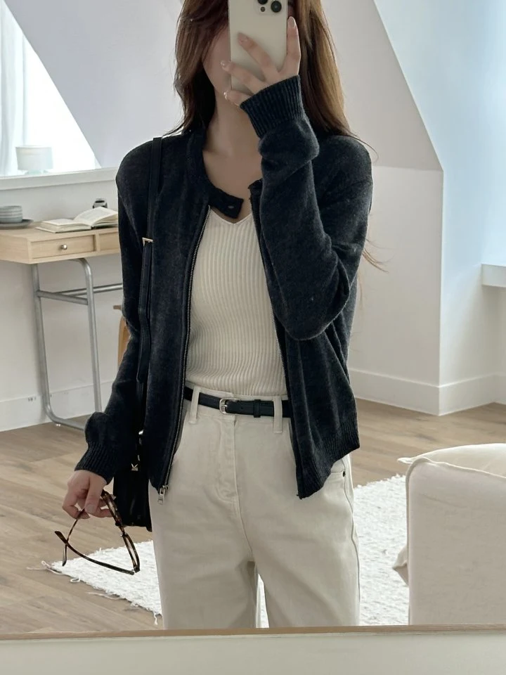 There By - Korean Women Fashion - #womensfashion - Rich Wool Cardigan - 5