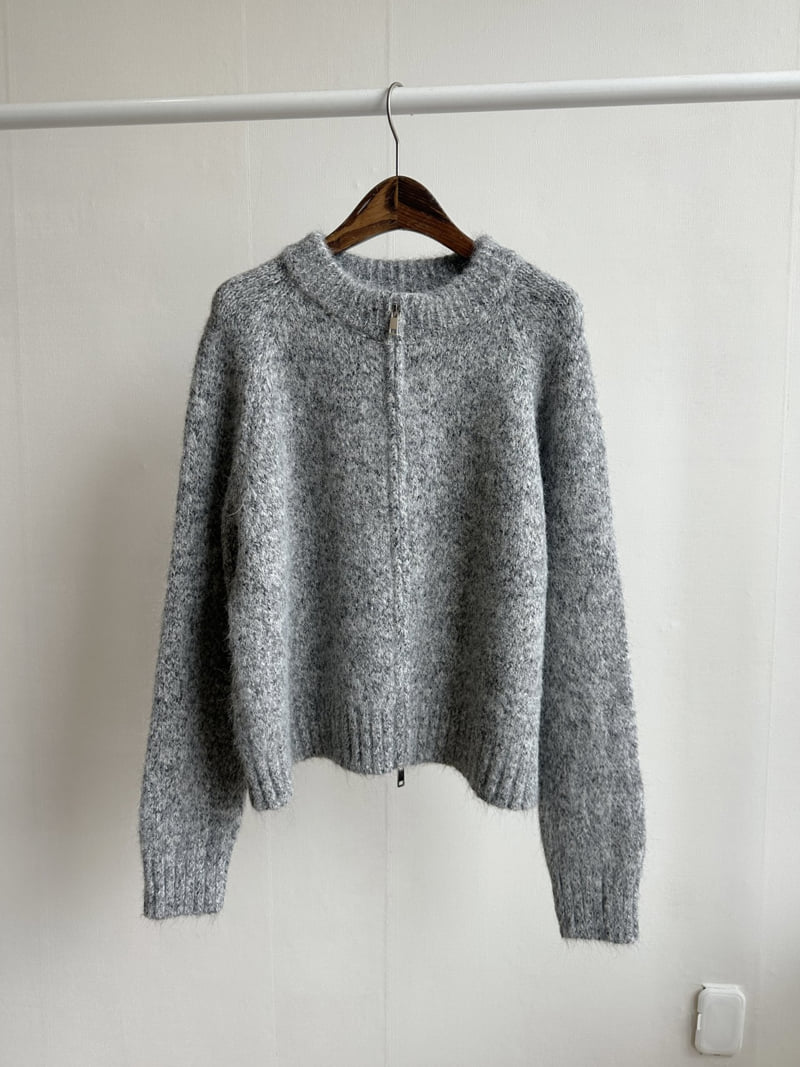 There By - Korean Women Fashion - #womensfashion - With Knit Zip-up Jacket - 10