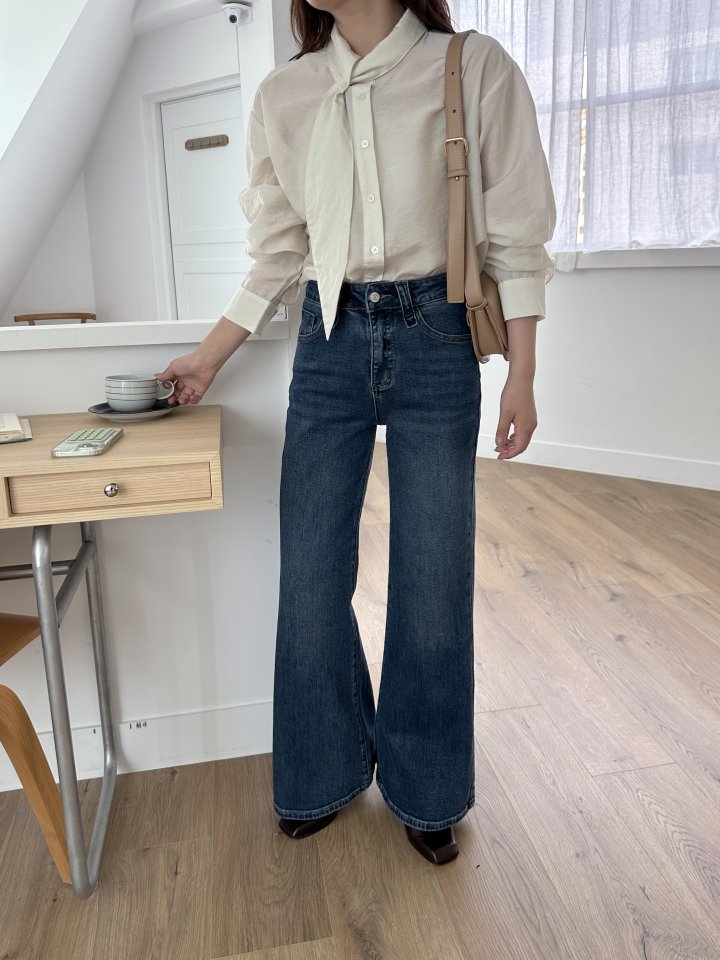 There By - Korean Women Fashion - #womensfashion - Tie Blouse - 5