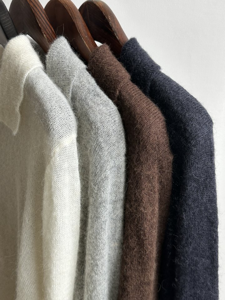 There By - Korean Women Fashion - #womensfashion - Eddie Wool Collar Cardigan - 6