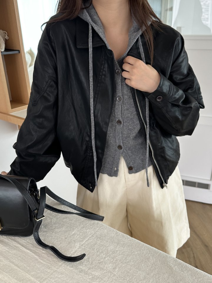 There By - Korean Women Fashion - #womensfashion - Urban Leather Jacket - 11