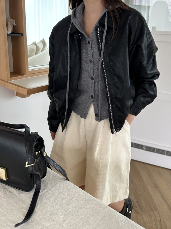 There By - Korean Women Fashion - #womensfashion - Urban Leather Jacket - 9