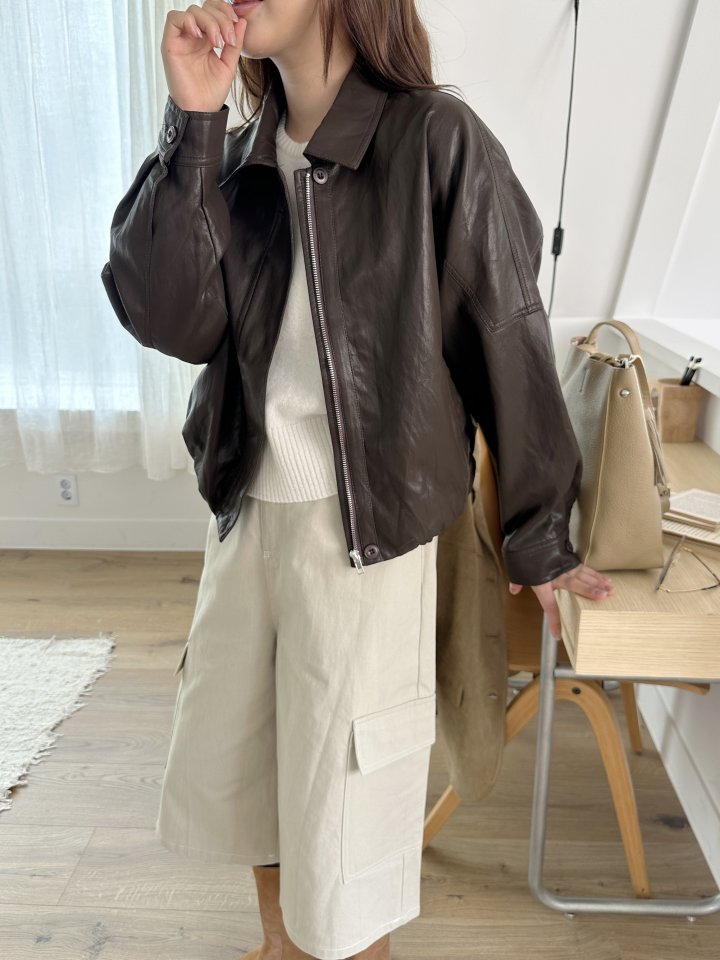 There By - Korean Women Fashion - #womensfashion - Urban Leather Jacket - 8